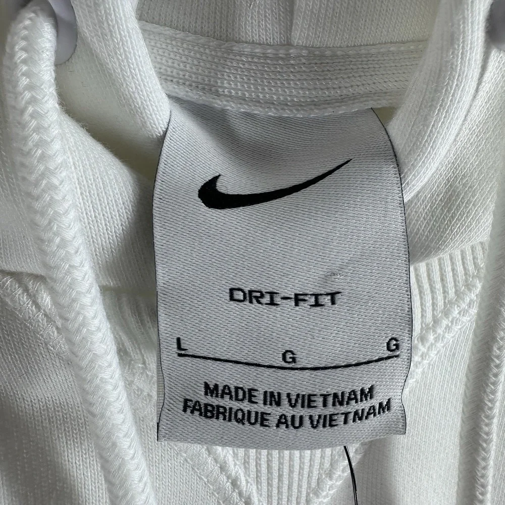 Nike Kobe Bryant Halo White Hoodie Sweatshirt Men's Sz L (HF0066 100)